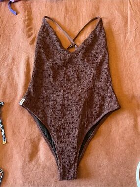 Rhythm Brown One Piece Swimsuit